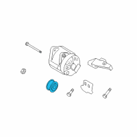 OEM 2009 Hyundai Santa Fe Pulley-Generator Diagram - 37321-3E100