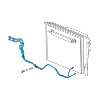 OEM 2006 Dodge Charger Tube-Oil Cooler Diagram - 55038151AD