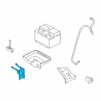 OEM 2012 Ford Escape Support Diagram - 5M6Z-10A666-A