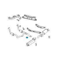 OEM Chrysler Clamp-Exhaust Diagram - 52855744AA