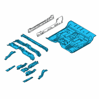 OEM Ford Floor Pan Diagram - BL3Z-1511135-B