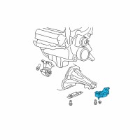 OEM 2008 Dodge Durango INSULATOR-Transmission Support Diagram - 52013509AA