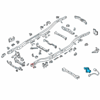 OEM 2020 Infiniti QX80 Connector Assy Diagram - 24340-ZR10A
