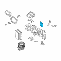 OEM BMW M8 HVAC Control Module Diagram - 64115A53062