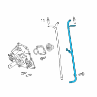 OEM 2017 Dodge Challenger Tube-COOLANT Inlet Diagram - 5038503AA