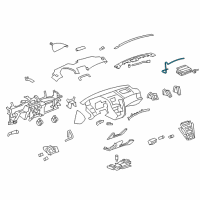 OEM 2015 Cadillac CTS Instrument Panel Lamp Diagram - 20905200