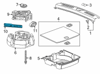 OEM Cadillac XTS Wrench Diagram - 22808194