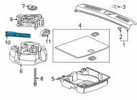OEM 2017 Cadillac XTS Wrench Diagram - 22808194