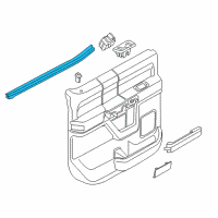 OEM 2016 Ford F-150 Belt Weatherstrip Diagram - FL3Z-1625861-B