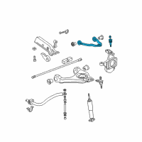 OEM 2000 Chevrolet Silverado 1500 Upper Control Arm Diagram - 12475485