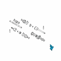 OEM 1994 Nissan Altima Bearing-Support Diagram - 39774-5Y70E