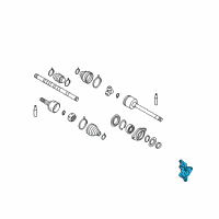 OEM 2012 Nissan Murano Bearing-Support Diagram - 39774-5Y70E