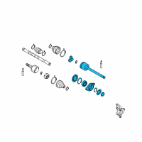 OEM 2012 Nissan Murano Joint Assy-Inner Diagram - 39771-1AA0A