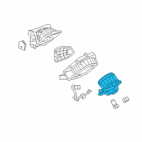 OEM 2009 Hummer H3 Fan & Motor Diagram - 10397097