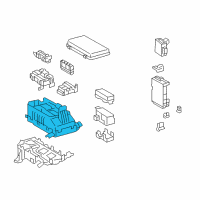 OEM 2010 Toyota 4Runner Fuse & Relay Box Diagram - 82741-60040