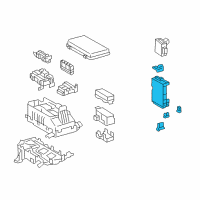 OEM Toyota 4Runner Junction Block Diagram - 82730-35410