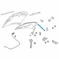 OEM 2011 Ford Expedition Lift Cylinder Diagram - 9L1Z-16C826-C