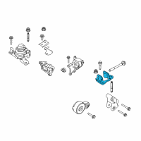 OEM Ford Flex Transmission Mount Bracket Diagram - 8G1Z-6031-A