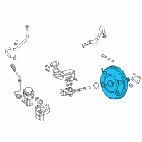 OEM 2018 Hyundai Elantra GT Booster Assembly-Brake Diagram - 59110-G3250