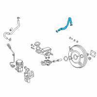 OEM 2020 Kia Forte Hose Assembly-Brake BOOS Diagram - 59130F2500