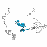 OEM Hyundai Elantra GT Cylinder Assembly-Brake Master Diagram - 58510-G3230