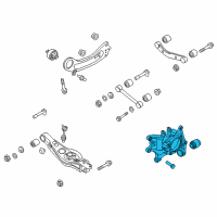 OEM 2019 Kia Sorento Carrier Assembly-Rear Axle Diagram - 52710C5200