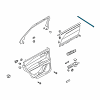 OEM 2022 Ford Police Interceptor Utility Belt Weatherstrip Diagram - LB5Z-7825860-A