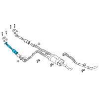 OEM 2019 Nissan Titan Exhaust Tube Assembly, Front Diagram - 20020-EZ30A