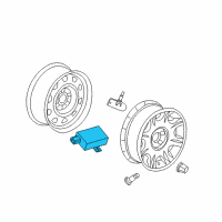 OEM Jeep Commander Module-Tire Pressure Monitoring Diagram - 56053034AE