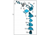 OEM 2020 Hyundai Sonata Blower Unit Diagram - 97100-L0000