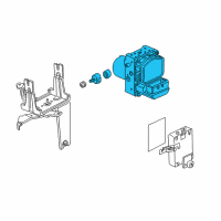 OEM 2000 Acura RL Modulator Assembly Diagram - 57110-SZ3-J65