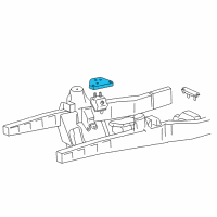 OEM 1996 Ford Explorer Engine Mount Bracket Diagram - F67Z6030AA