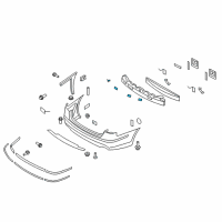 OEM Hyundai Genesis Ultrasonic Sensor Assembly-Bws Diagram - 95720-3M000-PM