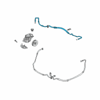 OEM 1998 Cadillac Seville Hose Asm- P/S Gear Inlet Diagram - 26073568