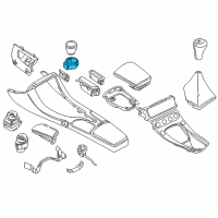 OEM 2001 BMW Z8 Drink Holder Diagram - 51-16-7-025-455