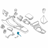 OEM 2000 BMW Z8 Fastener, Centre Console Cubby Diagram - 51-16-8-249-010