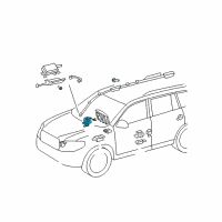 OEM 2009 Toyota Highlander Clock Spring Diagram - 84306-22010