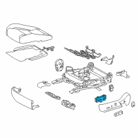 OEM Lexus RC F Computer & Switch Assembly Diagram - 84070-24020