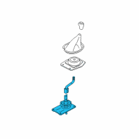 OEM Ford Mustang Gear Shift Assembly Diagram - AR3Z-7210-B