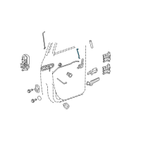 OEM 2006 Dodge Ram 2500 Link-Door Lock Diagram - 5KA92DX9AA