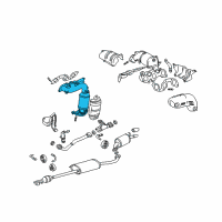 OEM Toyota Highlander Manifold Diagram - 25052-20190