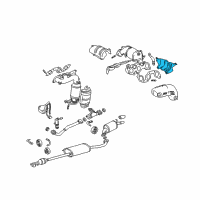 OEM 2005 Toyota Highlander Insulator Diagram - 25587-20041