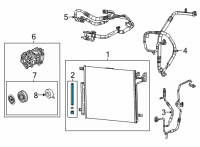 OEM Jeep Grand Cherokee L Receiver DRIER Diagram - 68545935AA