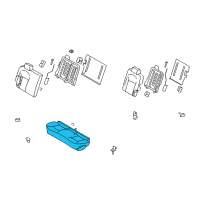 OEM 2011 Nissan Rogue Cushion Assembly Rear Seat Diagram - 88300-JM01A