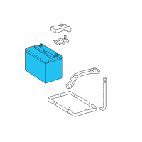 OEM 2013 Toyota Avalon Battery Diagram - 28800-AA041