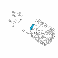 OEM Kia Forte Pulley Assembly Diagram - 3732204950