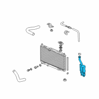 OEM 2002 Honda Civic Tank, Reserve Diagram - 19101-PRA-000