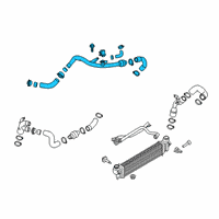 OEM 2015 Ford Edge Outlet Hose Diagram - G2GZ-6C646-A