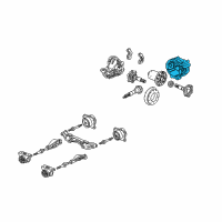 OEM 2003 Honda S2000 Case Assembly, Differential Diagram - 41170-PCZ-003