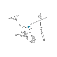 OEM 2009 Hummer H3T Adjust Bolt Diagram - 11588463